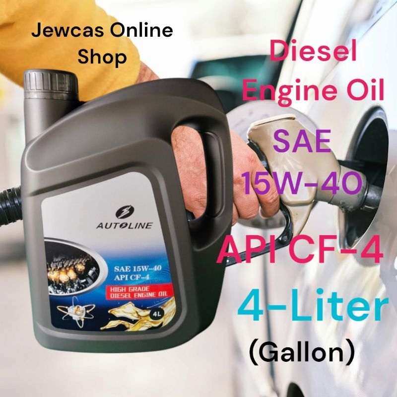 AUTOLINE HIGH GRADE DIESEL ENGINE OIL SAE 15W40 API CF4 4L (GALLON
