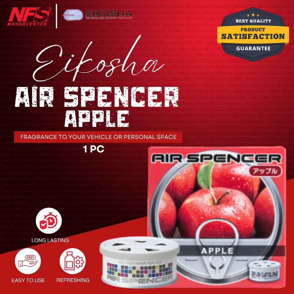 [Air Spencer Eikosha] Apple Scent Car Air Freshener ORIGINAL Shopee