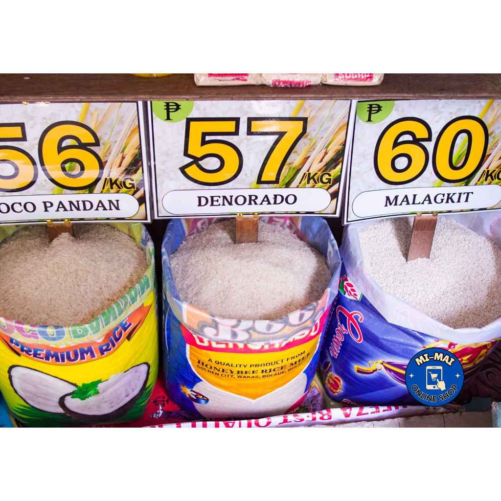 BIGASAN SIGNAGES / RICE TAG PRICE / LAMINATED RICE SIGNAGES | Shopee ...