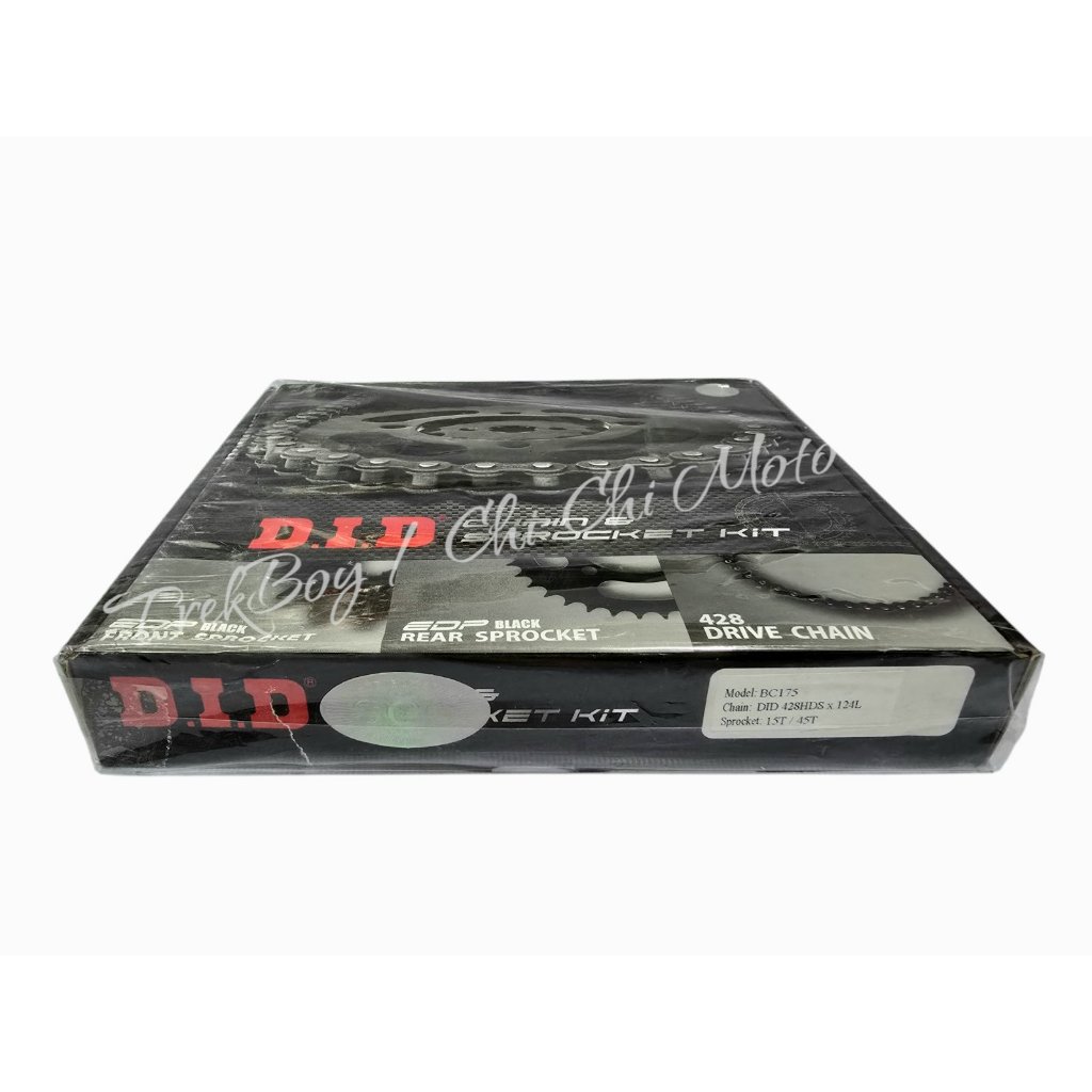 ORIGINAL DID CHAIN SET BARAKO 175 Heavy Duty with Hologram sticker ...