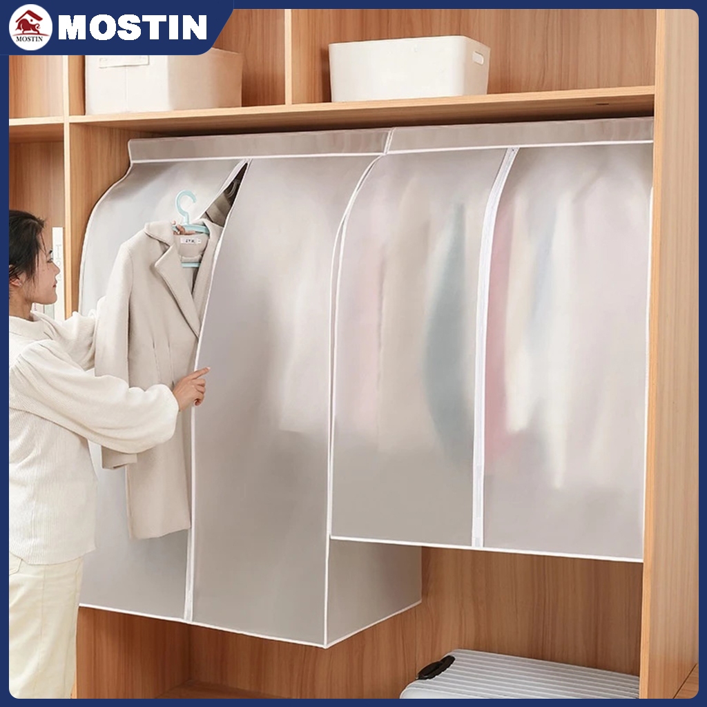 Wardrobe Clothes Dust Cover Closet Dustproof Clothes Rack Cover Hanging ...