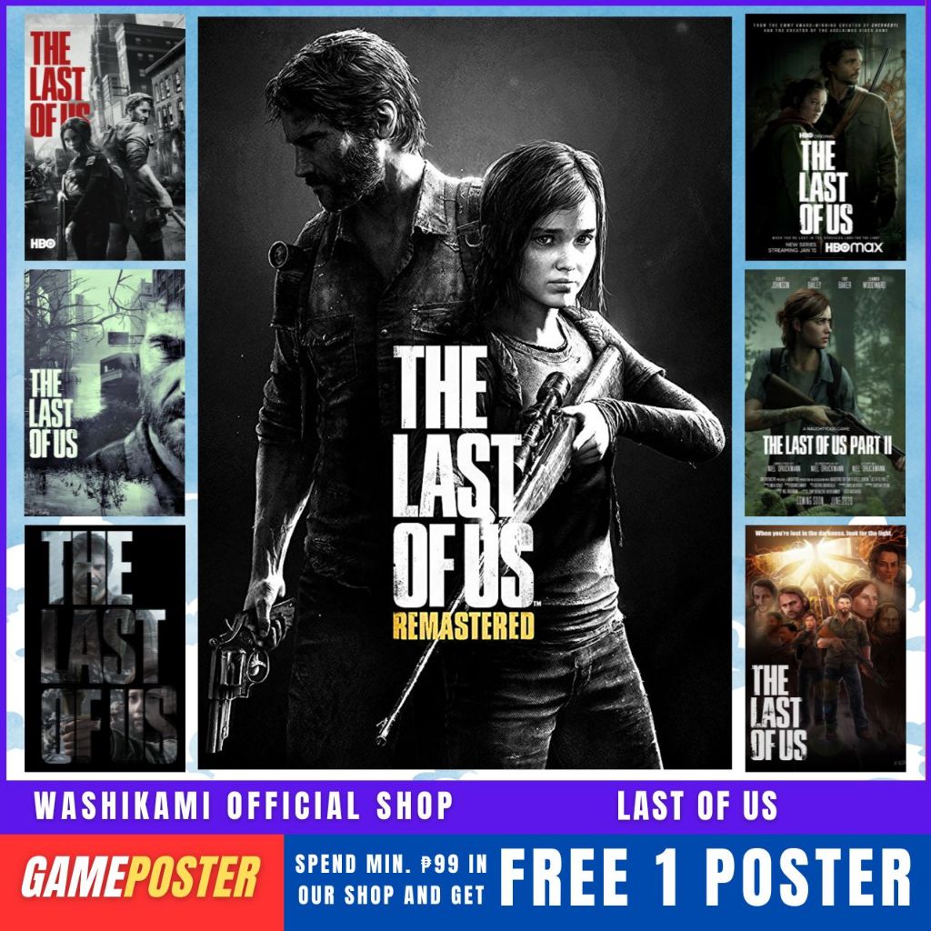 Last Of Us A4 Video Gaming Posters / Sticker Poster - Washikami PH ...