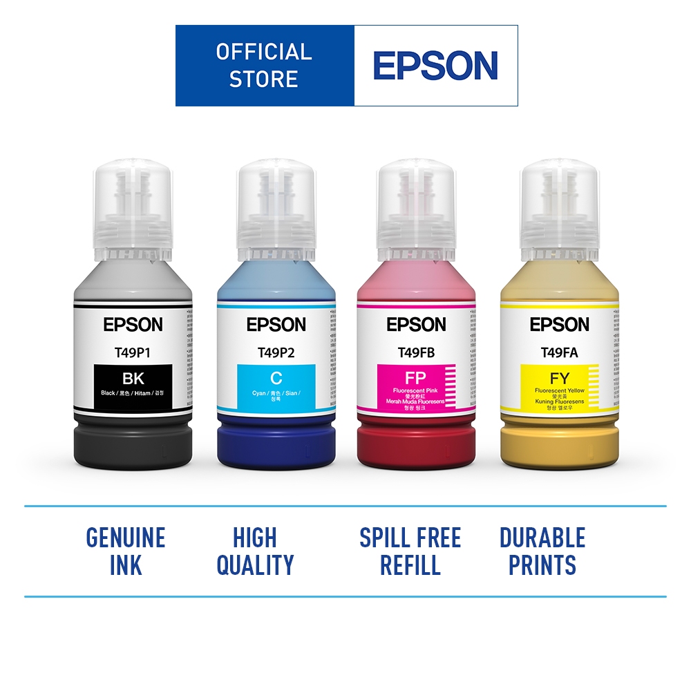 Epson SureColor SC-F130 A4 Dye-Sublimation Textile Printer Ink | Shopee ...