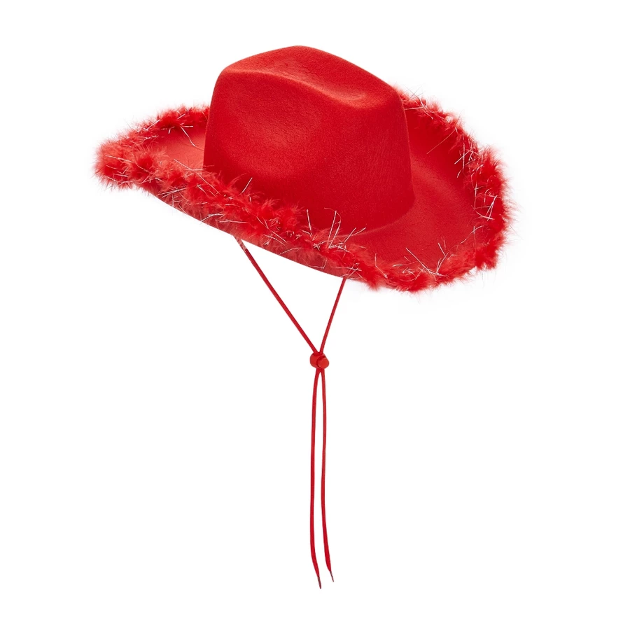 Red Cowboy Hat