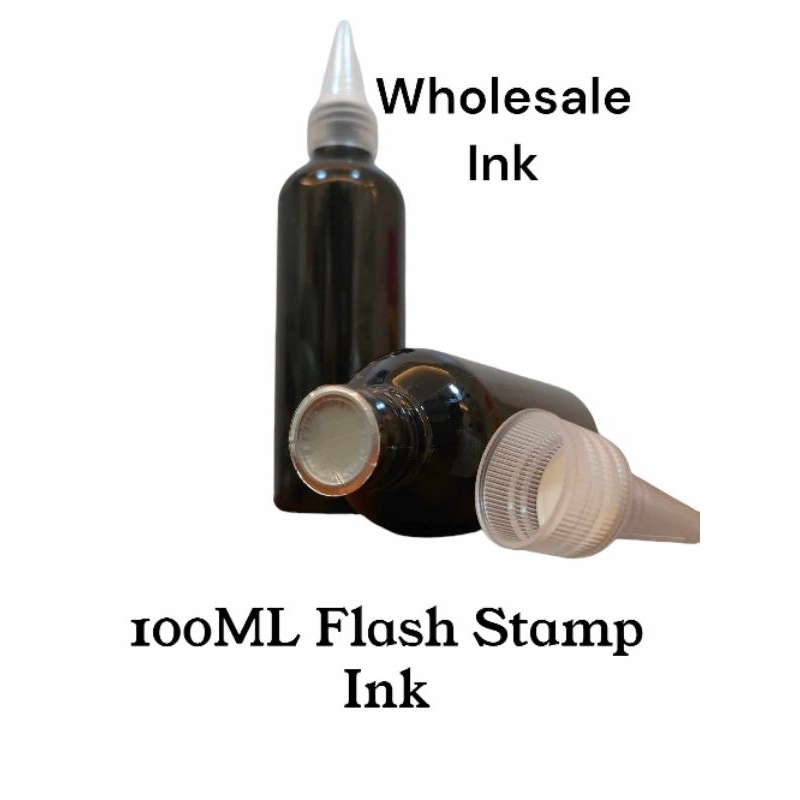 100 ML Flash Stamp Ink Refill Photosensitive Ink for Stamp | Shopee ...