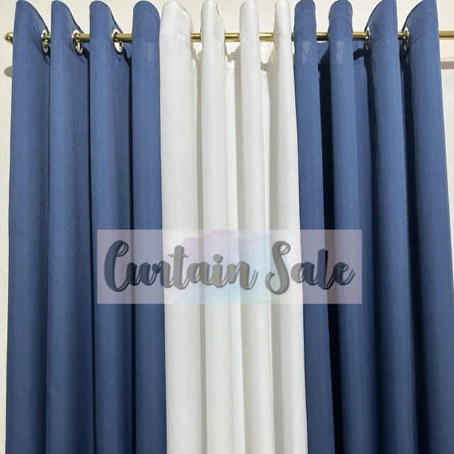 2025 COLOR OF THE YEAR Plain Future Dusk Curtain 5Ft/ 6Ft/ 7Ft