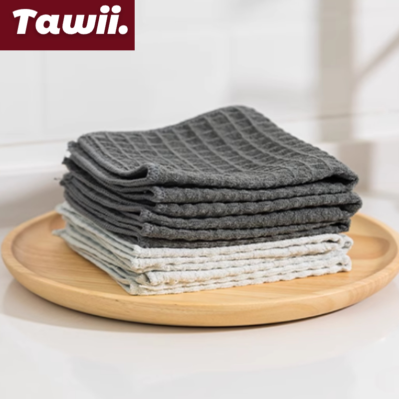 Tawii.Towel Rag Microfiber towel Quick Dry Washing Dishes Absorbent ...
