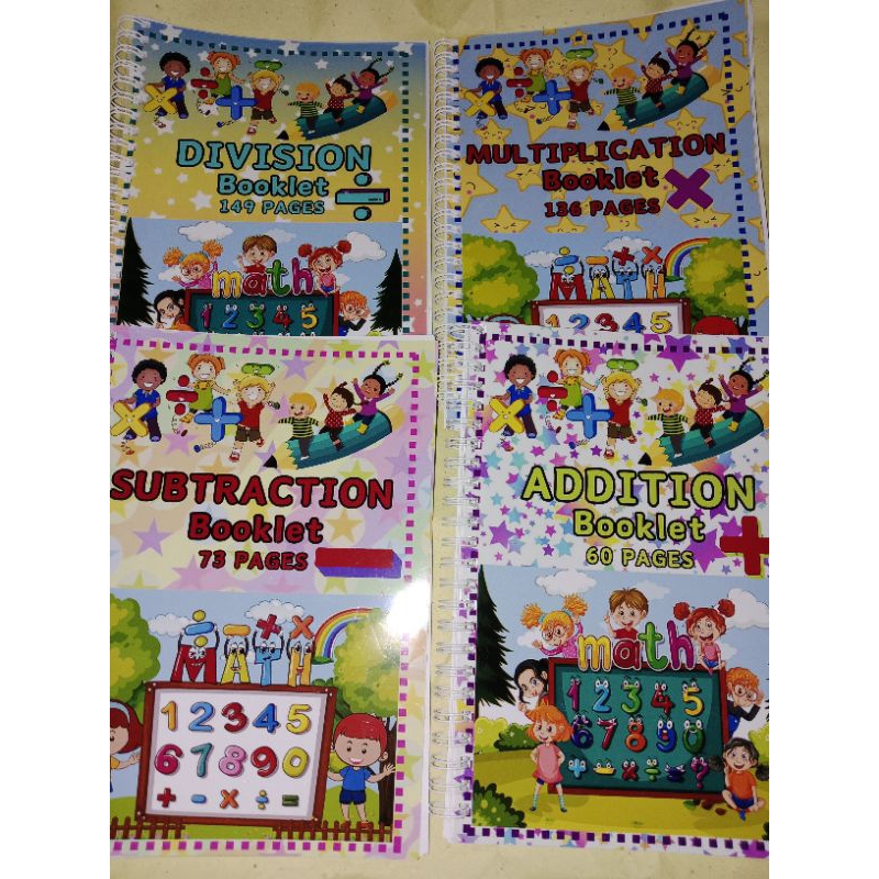 MDAS BOOKLET (MULTIPLICATION,DIVIISON,ADDITION,SUBTRACTION) | Shopee ...