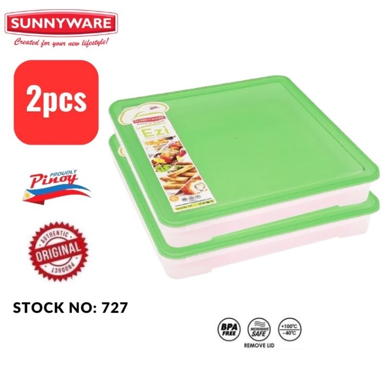 2pcs Sunnyware #727 3L EZI food keeper | Shopee Philippines