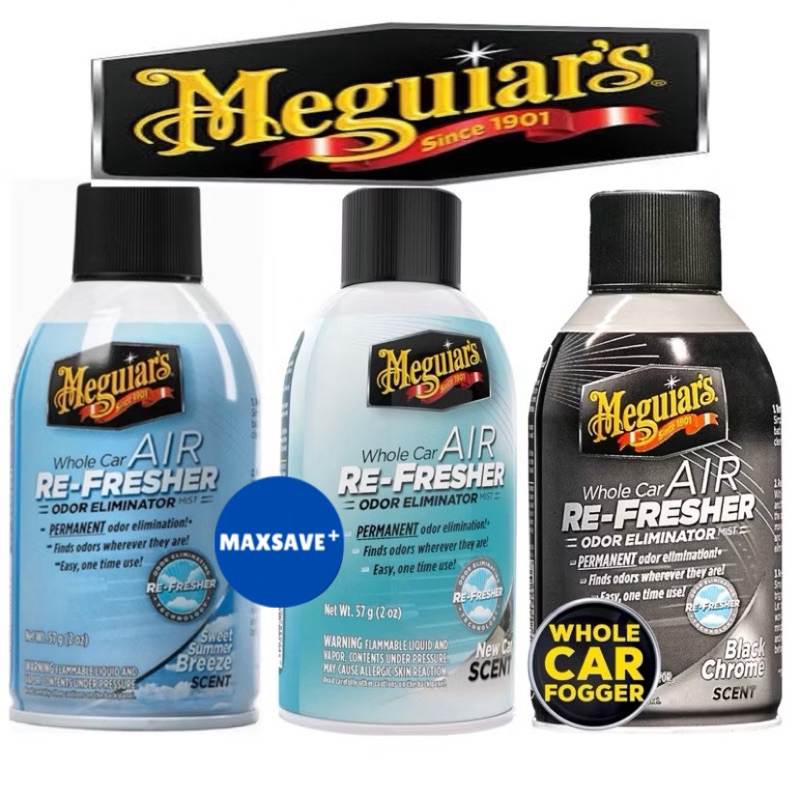 Meguiars New Car Scent Air Refreshener Odor Eliminator Meguiar’s ...