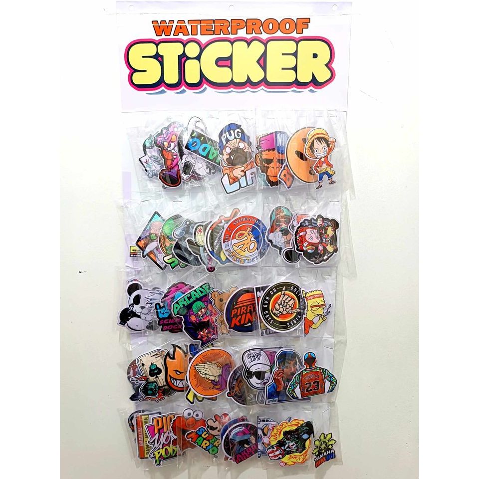 75 pcs Assorted Motor sticker | Shopee Philippines