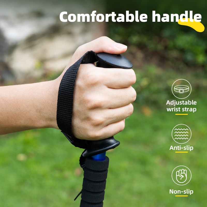 Trekking Poles with Quick Locking System for Easy Adjustment | Shopee ...
