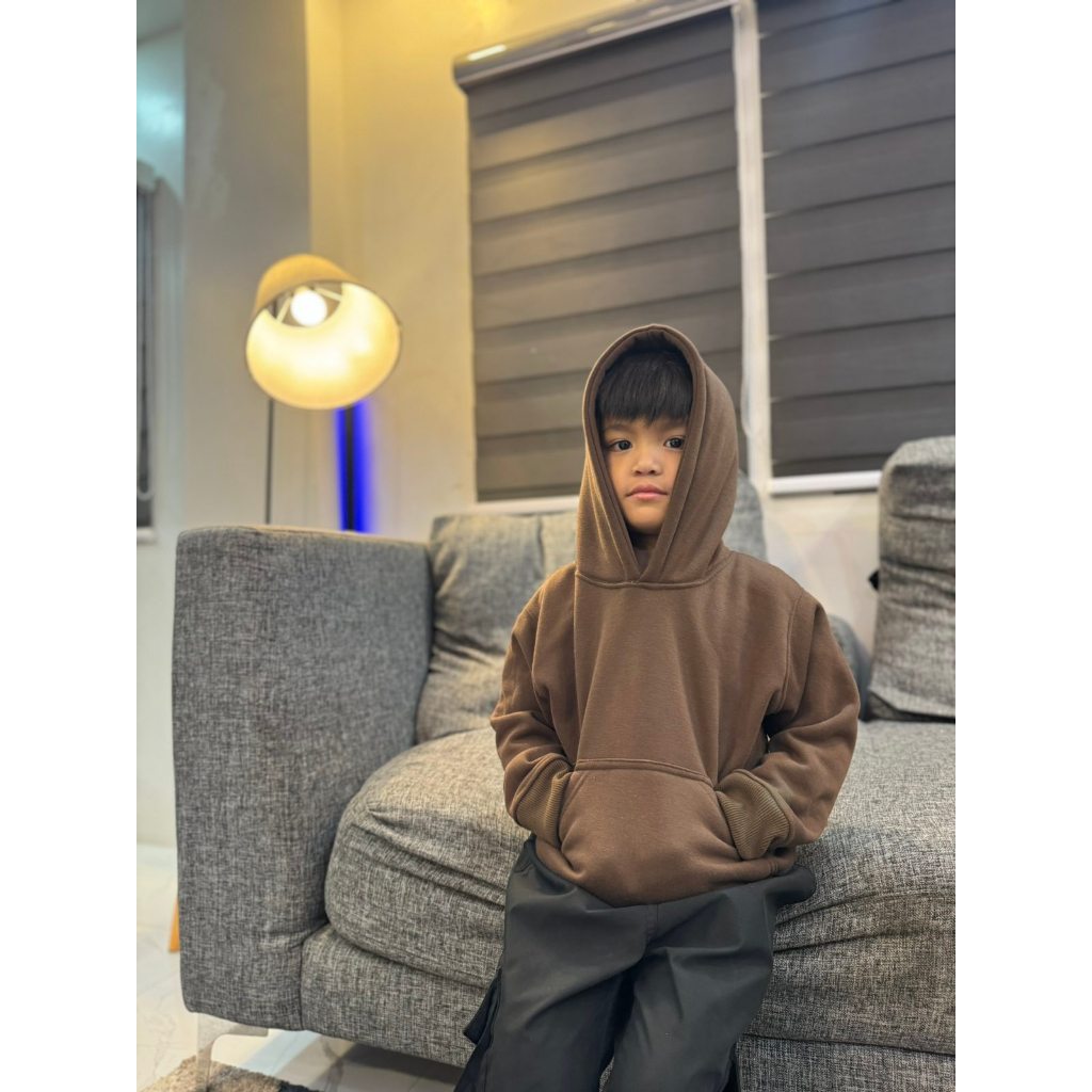 PRINTISM PLAINS • KIDS HOODIE • DROP SHOULDER • OVERSIZED • TERRY BRUSH ...