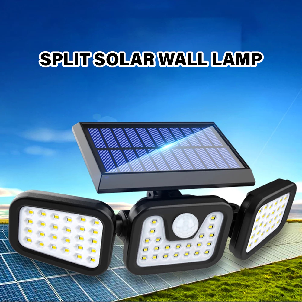 Solar Light Outdoor Waterproof Split Wall Lamp Motion Sensor | Shopee ...