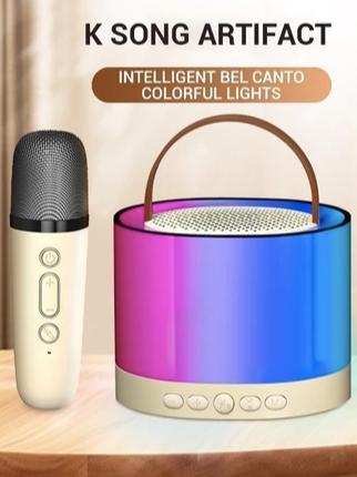 K52 Wireless Bluetooth Home KTV Karaoke Speaker with Dual Microphone ...
