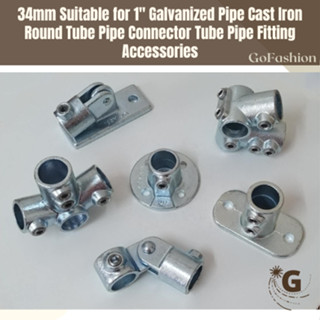 Mm For Galvanized Pipe Castiron Double Layer Galvanized Round Tube Connect Fitting