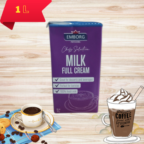 Emborg Full Cream Milk Chef's Selection 1Lx3 - Premium Quality for ...