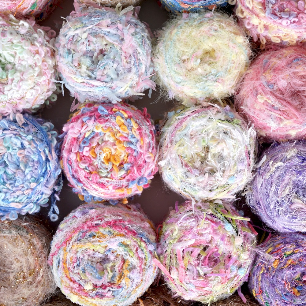 YIA Hand mixed Yarn thread DIY hand knitted special hand mixed woolen ...