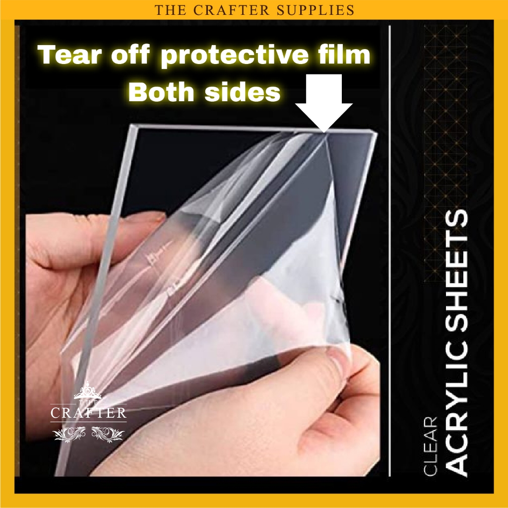 Big Blank Arch Clear Transparent Acrylic Sheet/ Pre Cut Size Plastic ...
