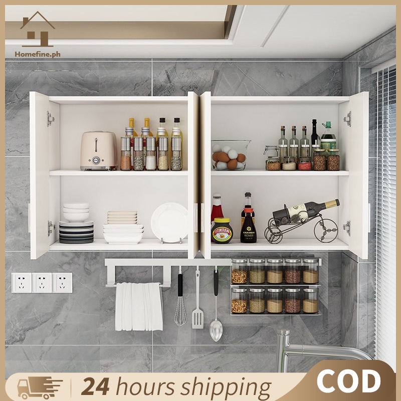 COD⭐Kitchen Hanging Cabinet Wall Cabinet Bedroom Wall Mounted Storage ...