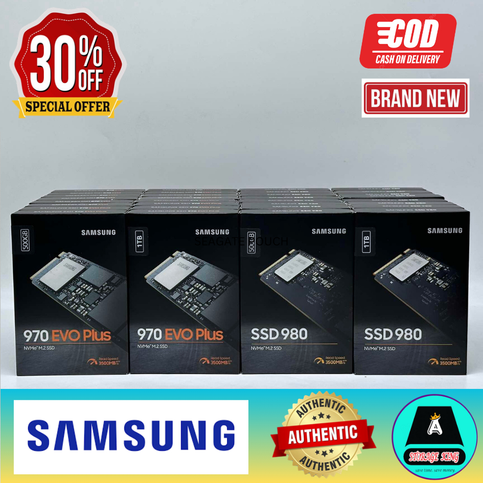 1TB Samsung 970/980 EVO Plus NVMe M.2 SSD MZ-V7S1T0BW Solid State Drive ...