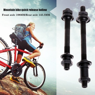BIKESBIKE FRONT AND REAR AXLE Mountain Bike Bicycle Quick Release Front ...
