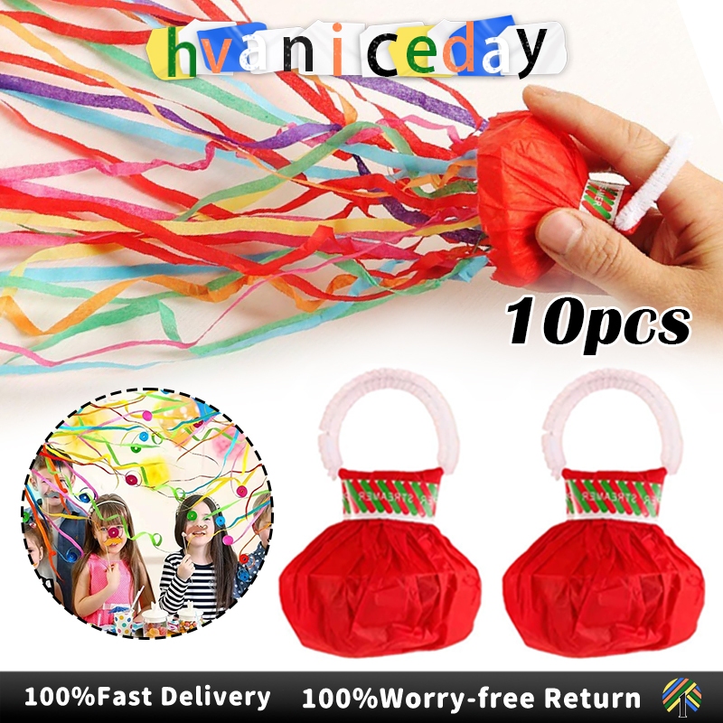 12Pack No Mess Streamers,Romantic Colorful Hand Throw Streamers Poppers,No Mess Confetti Poppers For Wedding,Birthday,Party Celebrations,Graduation,Party Favors Shows