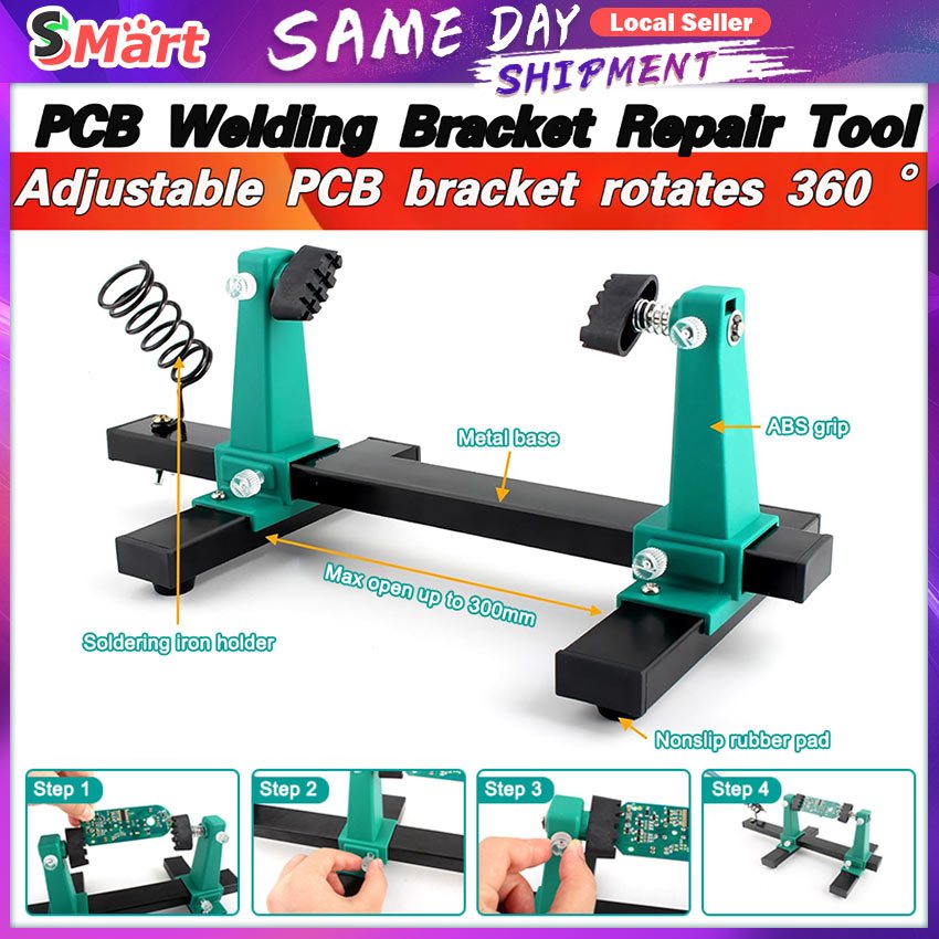 Adjustable Mother Board PCB Holder 360 ° Printed Circuit Board Jig