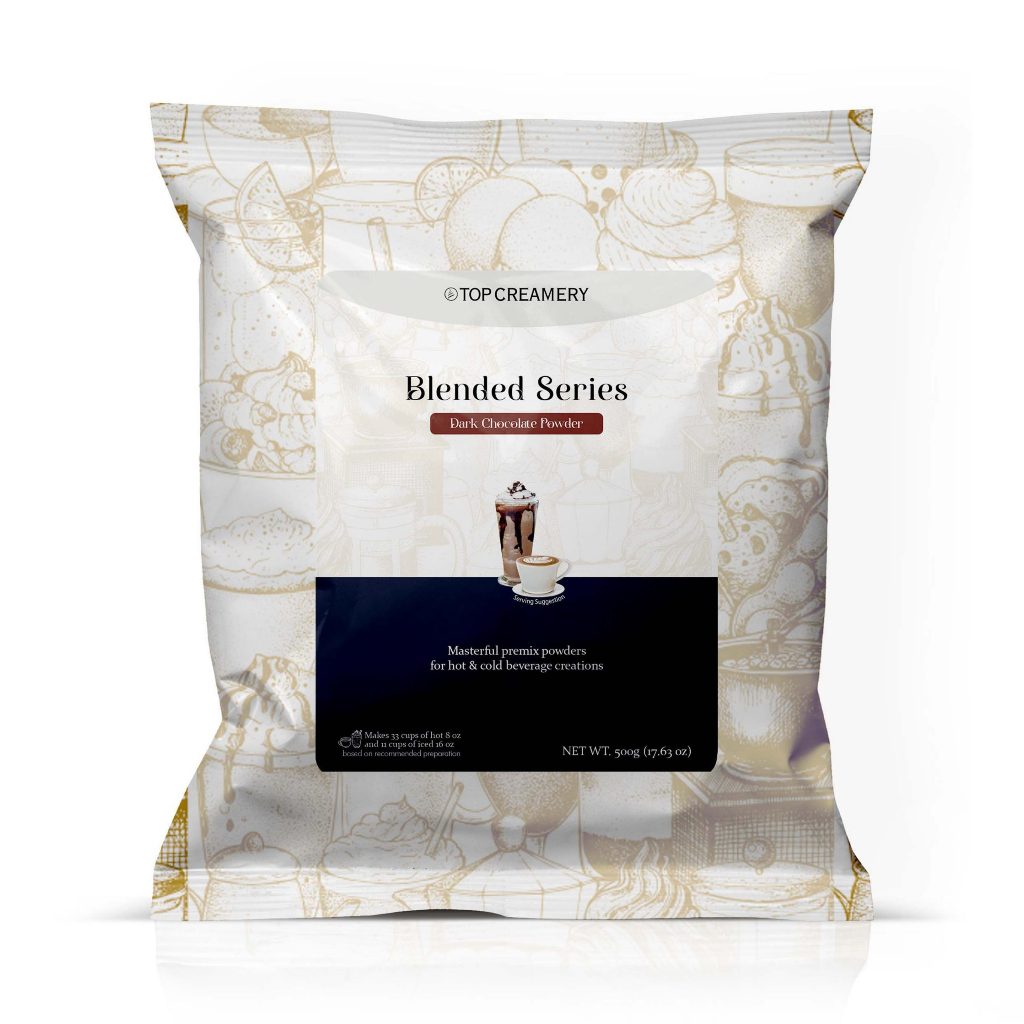 TOP Creamery Blended Series Dark Chocolate Powder Beverage Premix 500g ...
