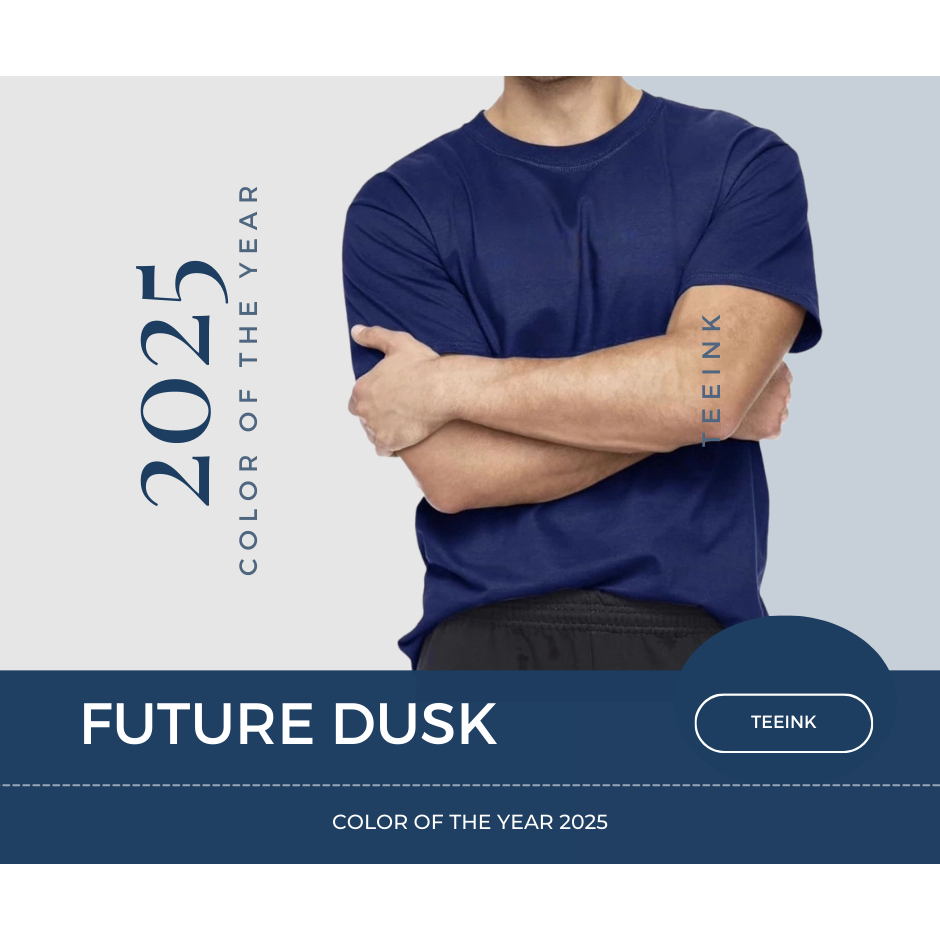 Future Dusk Color of the Year 2025 Plain TShirt Roundneck Lucky