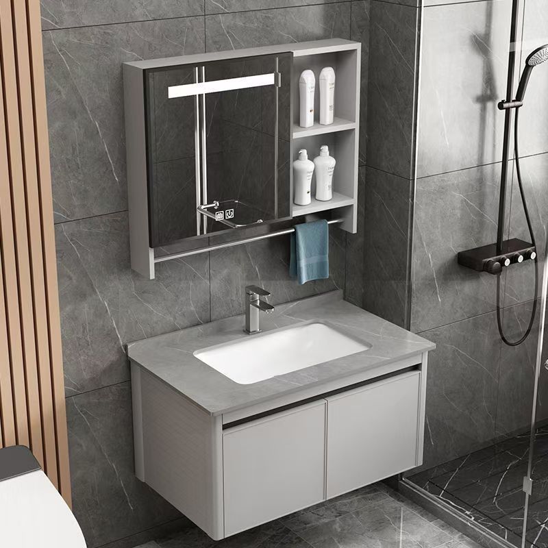 【60*47cm】Bathroom cabinet with mirror vanity cabinet bathroom Cabinet Set bathroom sink with ...