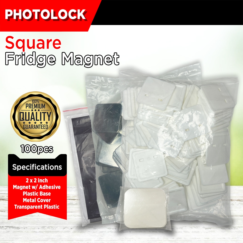 50mm Square Fridge Magnet 2x2 inches Ref Magnet | Shopee Philippines