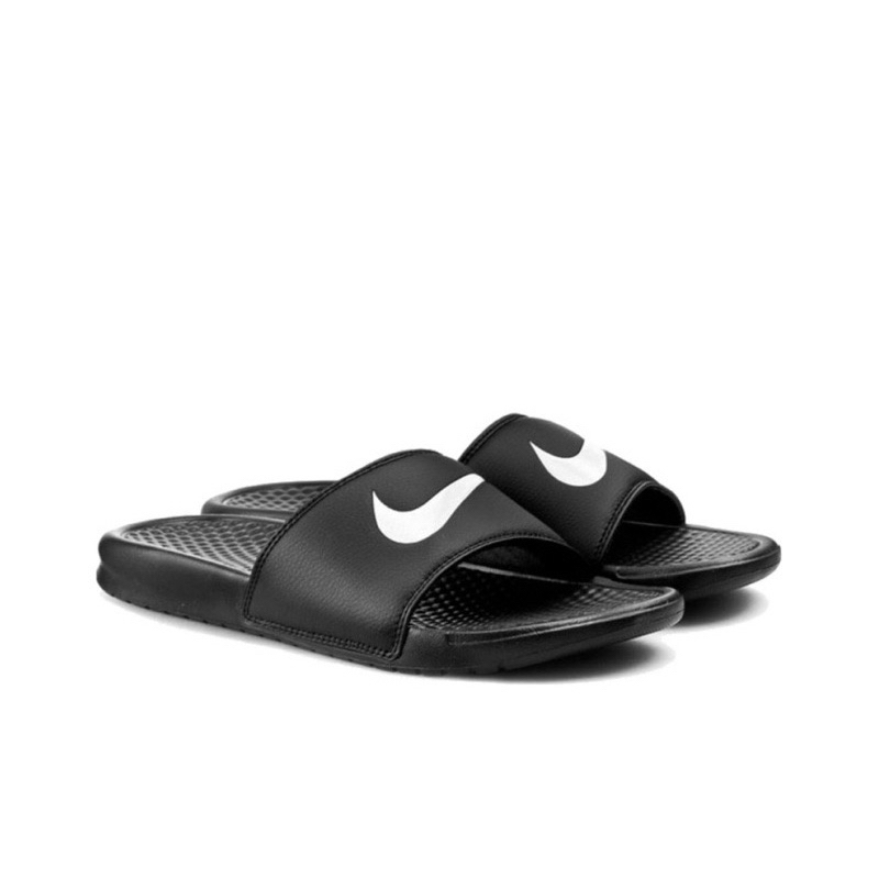benassi swoosh slides