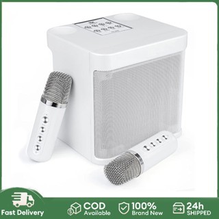 Portable Bluetooth Karaoke Speaker with Dual Mics | 3D Stereo Sound ...