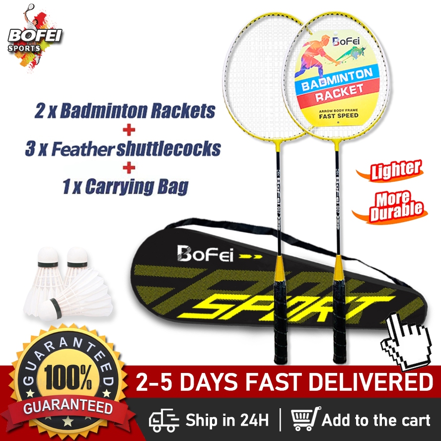 Badminton Racket 6 Pcs Badminton Set By Beginners Professional Training ...