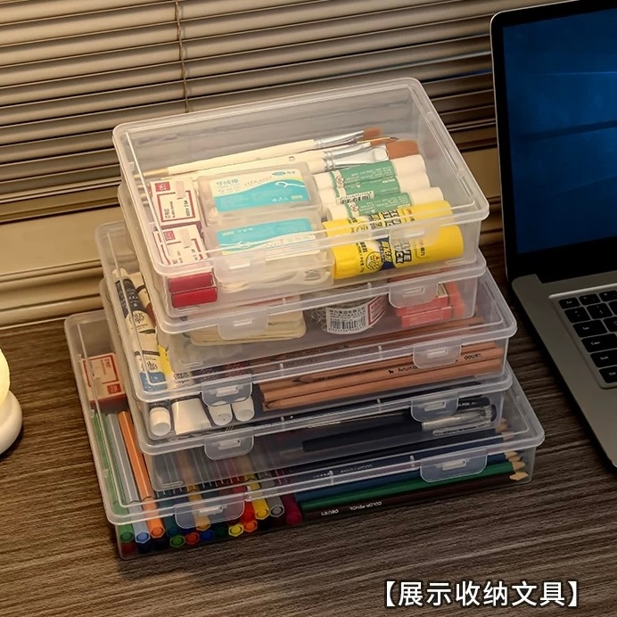 File Organizer Box Flat Rectangle PVC Box File Organizer Paper ...