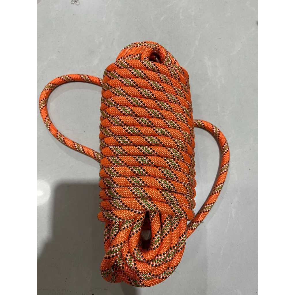 16mm*5m/10m/20m climbing rope/static rope/safety rescue rope/fire rope ...