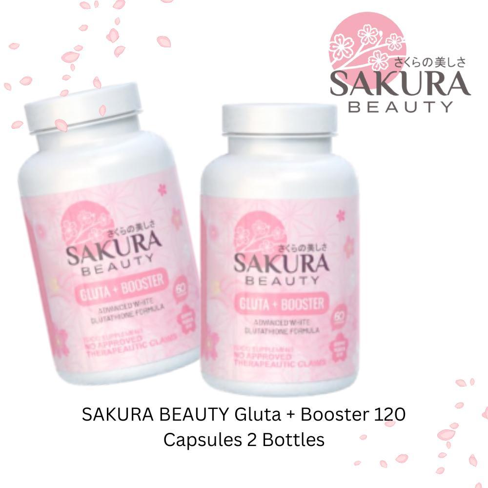 is sublingual glutathione effective SAKURA BEAUTY Gluta + Booster, 500mg, 60 Capsules - BUY 1 TAKE 1