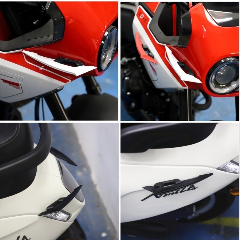 2Pcs Motorcycle Winglets Front Side Spoiler Motorcycle Winglet ...