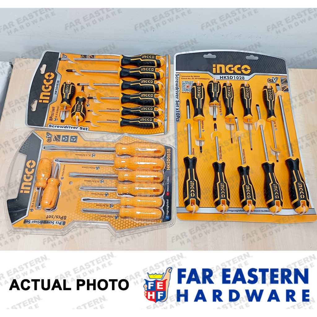 INGCO Screwdriver | Precision Set Flat | Phillips INHT | Shopee Philippines