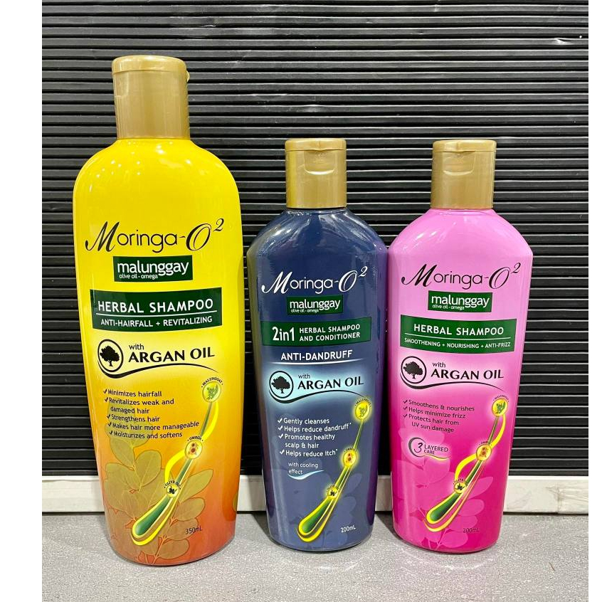 Moringa-O2 Herbal Anti-Hairfall/Anti-Frizz/Anti-Dandruff Shampoo with ...