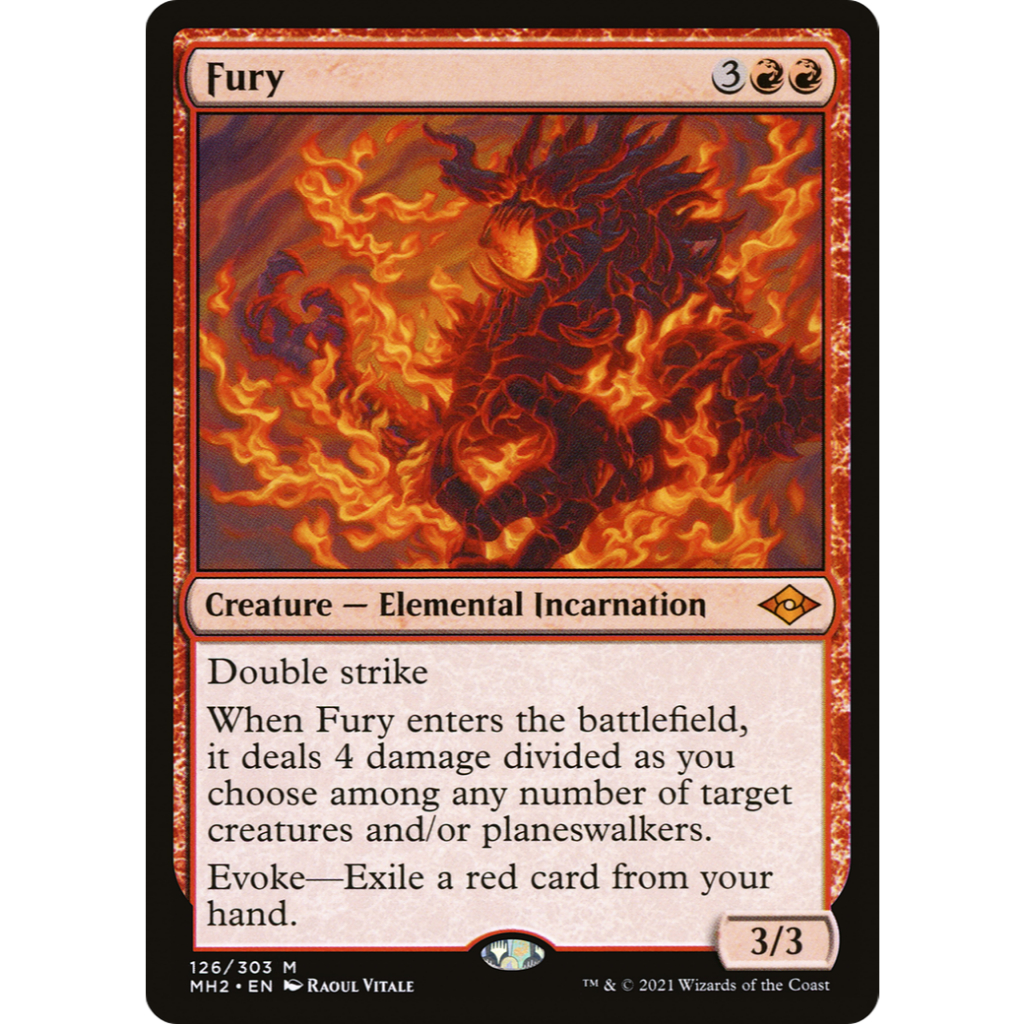 Fury MH2 1 Highly Rated Proxy (Sticker is already put on Card) Proxy ...