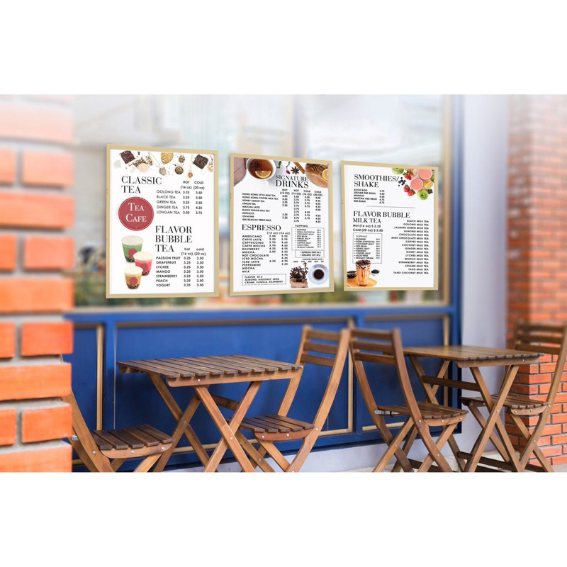 MENU BOARD | CUSTOMIZED MENU BOARD | Shopee Philippines