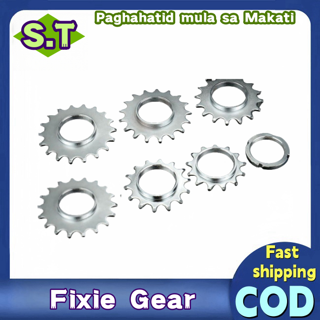 Single Speed Fixie Gear Track Bike Cog Set with Lock Ring - 13T to 18T ...
