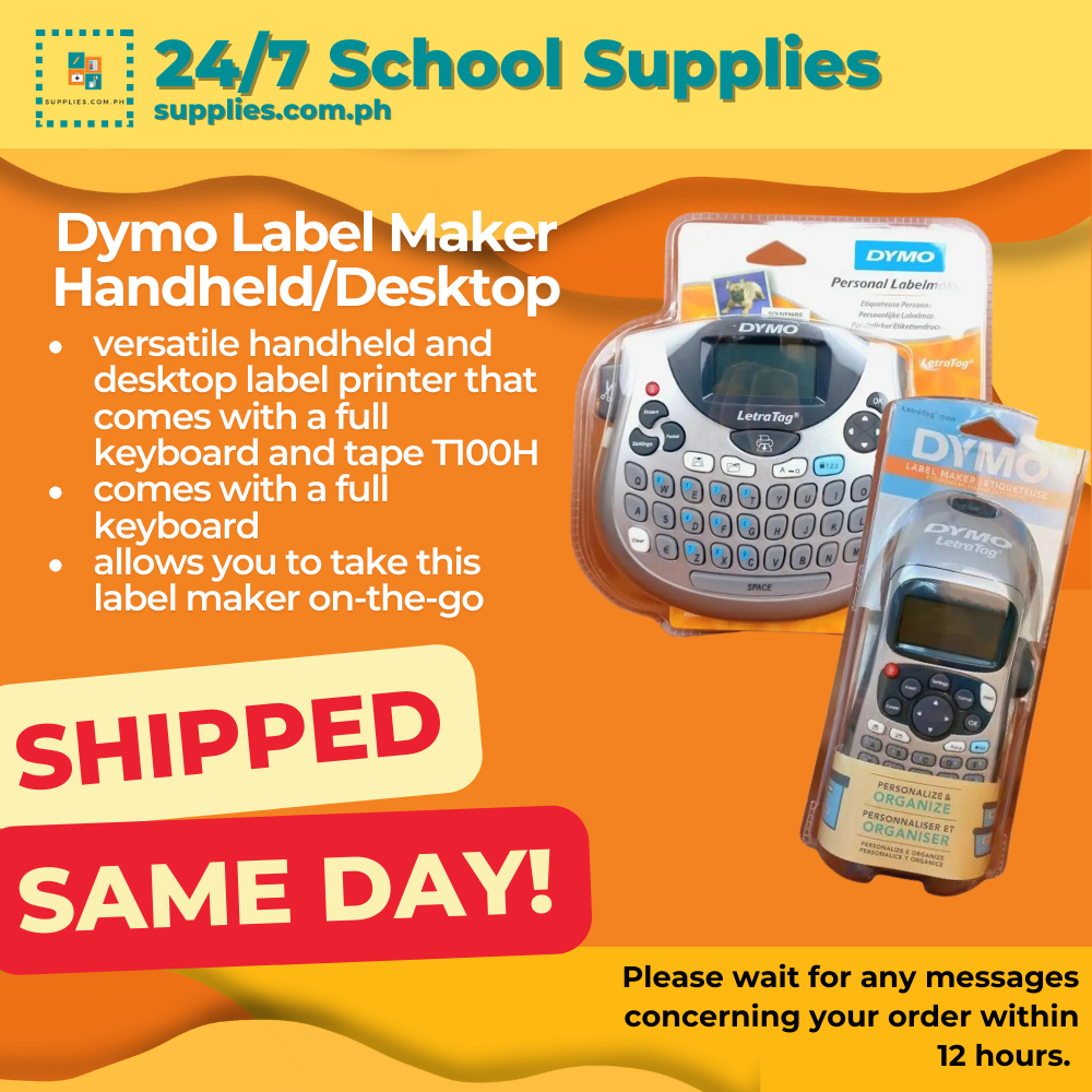Dymo Label Maker Handheld | Desktop With Full Keyboard Plus Tape T100H ...