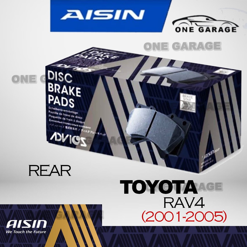 Brake Pad REAR For TOYOTA RAV4 (2001-2005) 1set/4pcs | Shopee Philippines