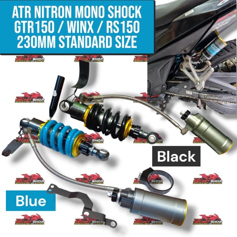 MONO SHOCK FOR GTR150 /RS150 NITRON ADJUSTABLE 230MM | Shopee Philippines