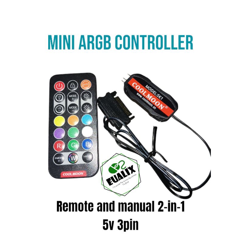 3PIN 5VOLTS ARGB & 4PIN 12VOLTS RGB CONTROLLER SATA POWER MYSTICLIGHT ...