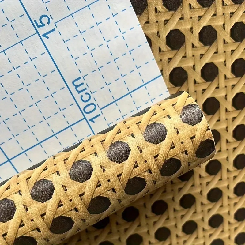 BHW Wallpaper Self-Adhesive PVC Waterproof Bamboo Weaving Pattern ...