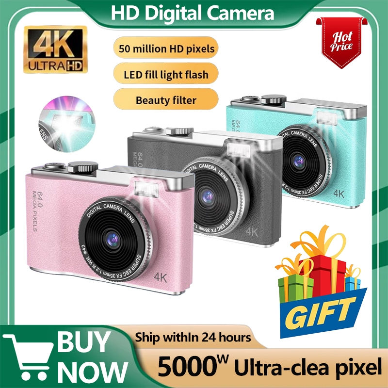 4K Digital Camera For Photography Vlogging 5000W Ultra-clear Pixel